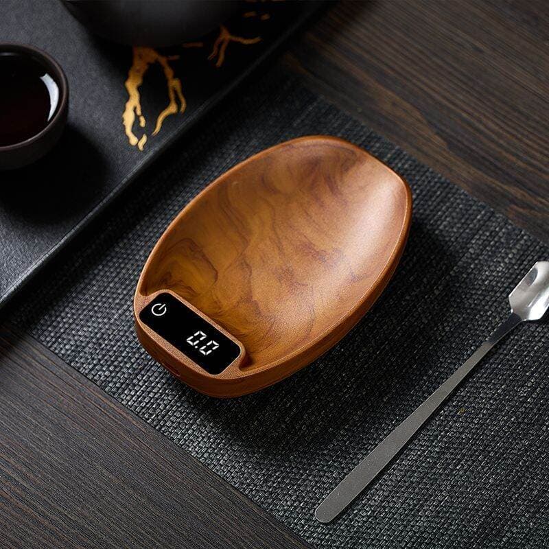 1pc Rechargeable Mini Tea Scale, Spice Herb Bird's Nest Scale, 200g/0.1g Precision Scale, Suitable for Espresso and Pour-Over Coffee, Coffee Bean Digital Kitchen Scale, Tare Function with Backlit LCD Display, Travel Portable Electronic Scale