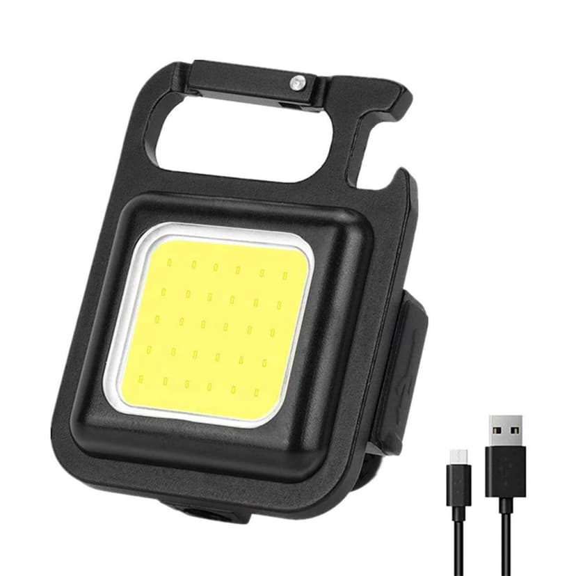 LED Mini COB Keychain Light Camping USB Charging Emergency Lamps Sunlight Mall