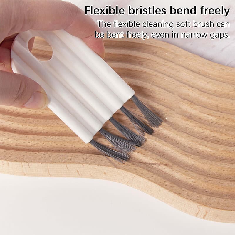 Soft Bristles Household Cleaning Tools Durable Cup Lid Feeding Bottle Cleaning Brush