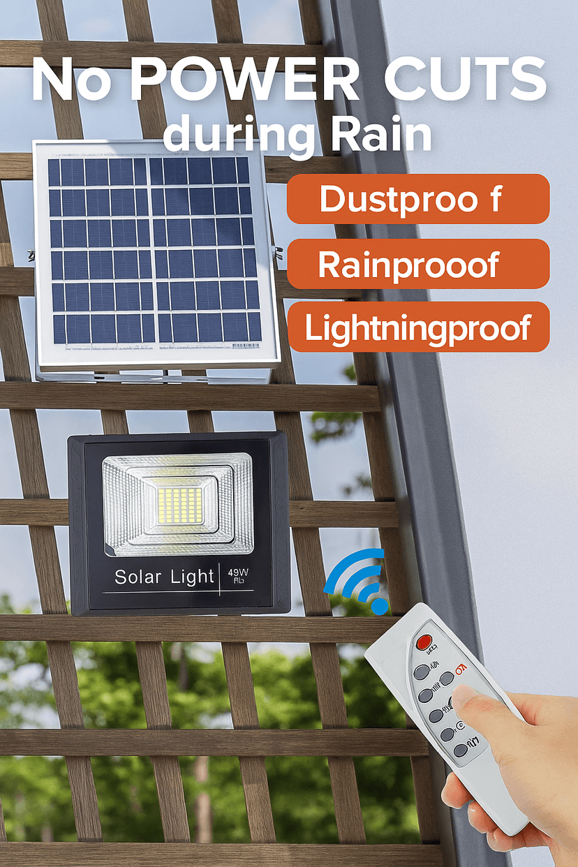 Solar Street Light | Solar Rechargeable Outdoor Light